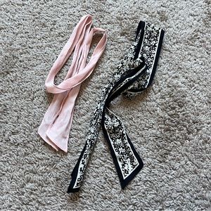 H&M women’s hair wrap /scarf / ties set of 2
